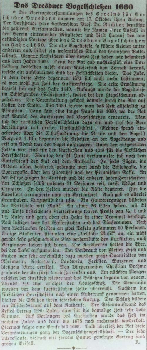 Dresdner Anzeiger vom 19. Oktober 1906