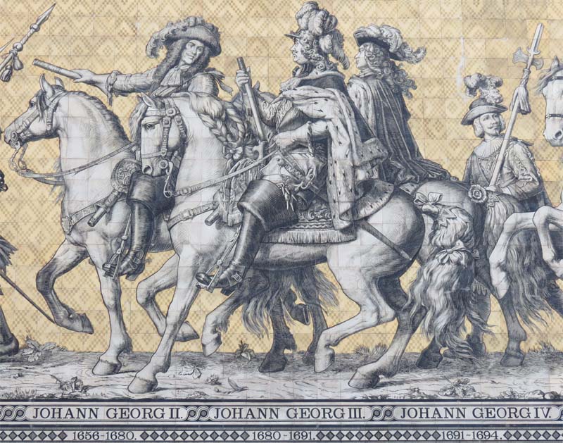 Fürstenzug: Johann Georg II. von Sachsen (groß)