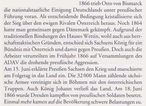 aus: ´Geschichte der Stadt Dresden´ von Uwe Schieferdecker, 2003, Seite 83