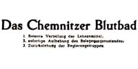 Das Chemnitzer Blutbad am 7. und 8. August 1919