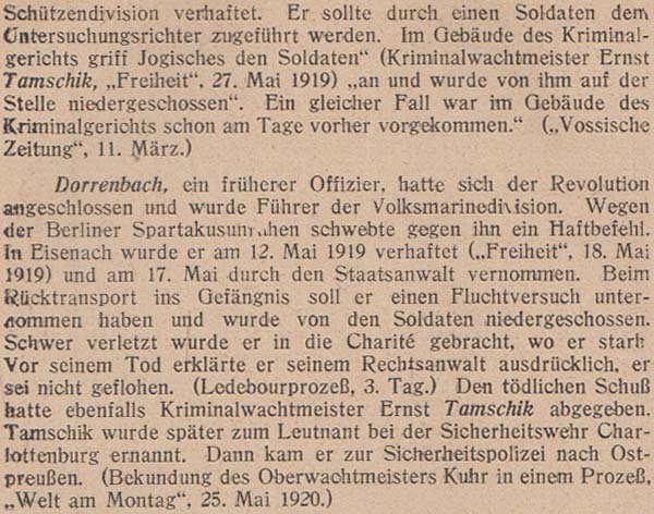 Emil Julius Gumbel: Vier Jahre politischer Mord, 5. Auflage, 1922, Seite 26