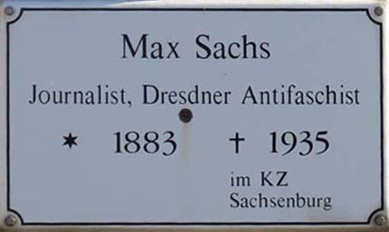 Max Sachs wird ermordet