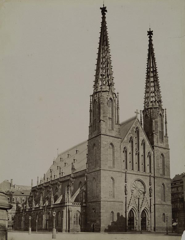 die Sophienkirche um 1870