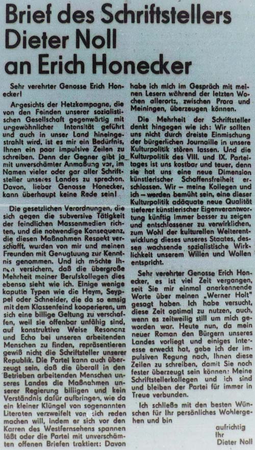 Artikel in der ´Sächsischen Zeitung´ am 24. Mai 1979, Seite 6 - Teil 2