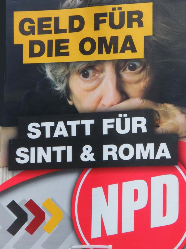 NPD - Geld für Oma statt für Sinti & Roma