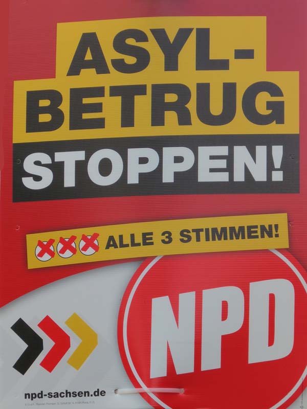 NPD - Asyl-Betrug stoppen!