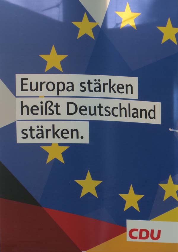 CDU - Europa stärken heißt Deutschland stärken.