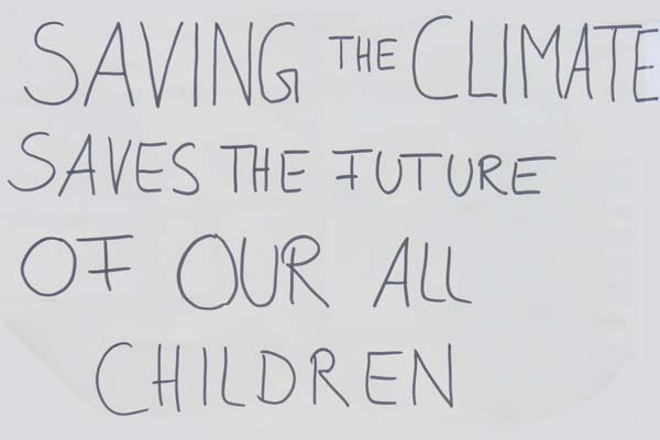 Saving the climate saves the future of our all children