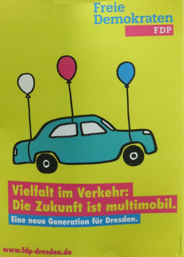 FDP - Vielfalt im Verkehr: Die Zukunft ist multimobil.