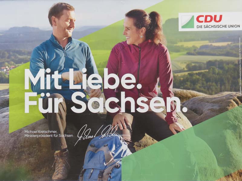 CDU - Mit Liebe. Für Sachsen.
