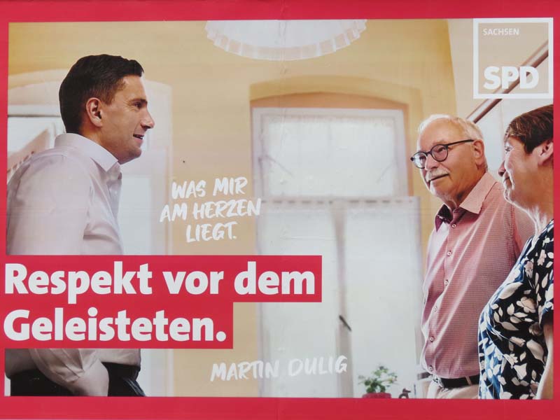 SPD - Respekt vor dem Geleisteten.