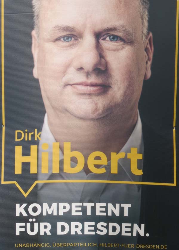 Dirk Hilbert kompetent für Dresden