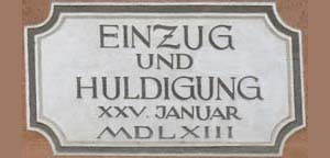 Am 25. Januar 1563 besuchte der Kaiser des Heiligen Rmischen Reiches Ferdinand I. (1503 - 1564) die Stadt Wangen im Allgu.