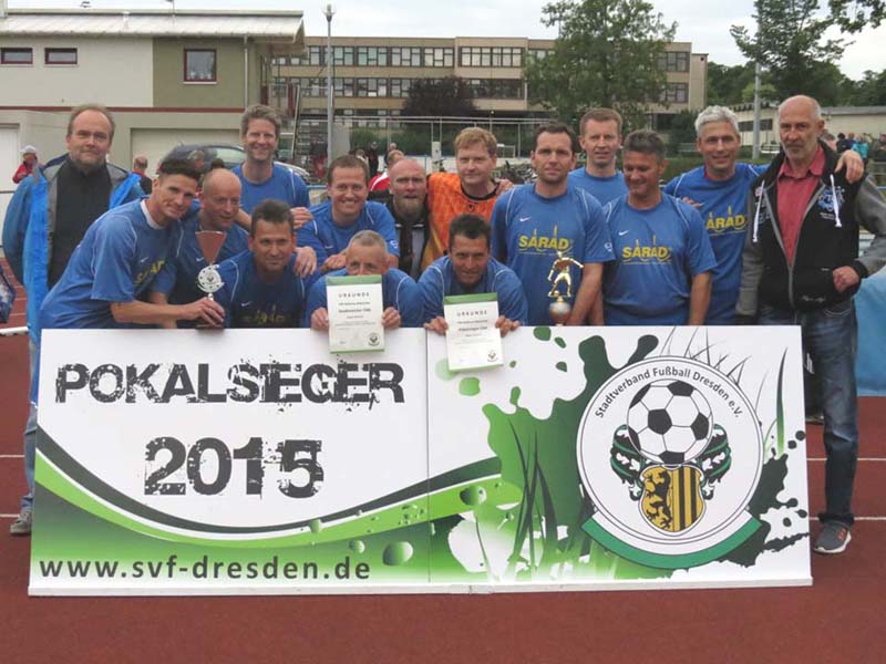 VfB Hellerau/Klotzsche ist Pokalsieger 2015 der Altsenioren Ü 40