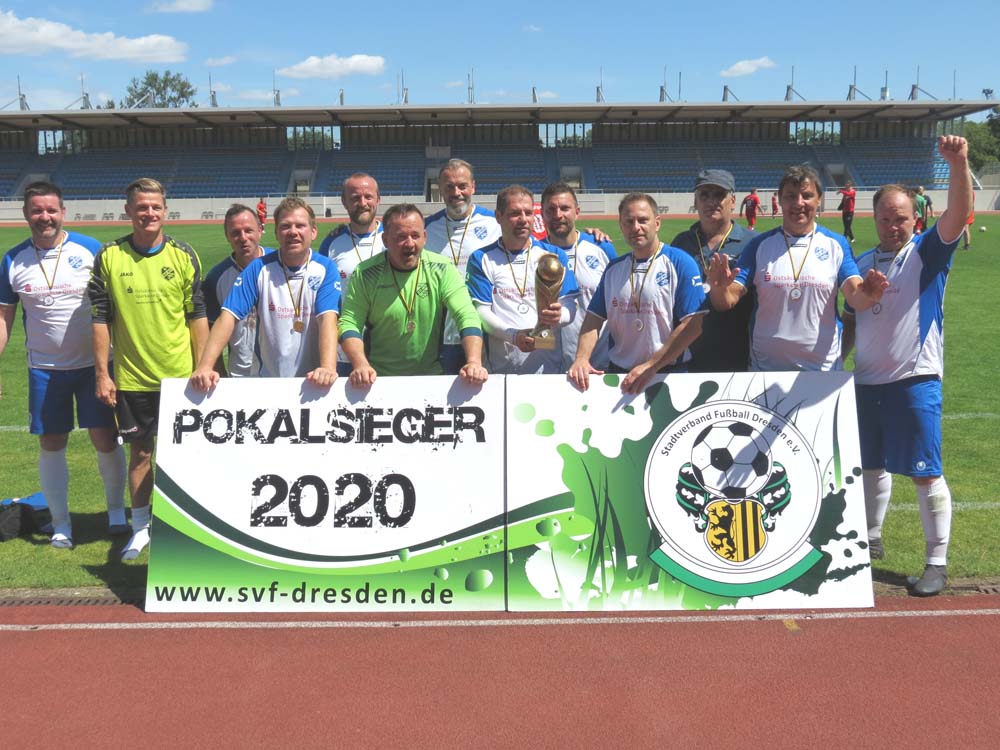 Pokalsieger 2021 der Altsenioren Ü 40 wurde der SC Freital.