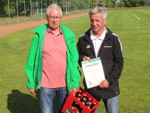 2. Dresden-Cup der Altsenioren Ü 70 in der Saison 2021/2022 - Frieder Erler (Post) und Peter Schubert