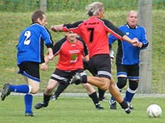 kurz vorm 1:0 gegen Mitte