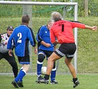 kurz vorm 1:0 gegen Mitte