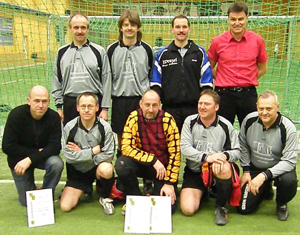 Mannschaftsfoto der Ü 40 am 23.2.2008