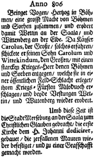 Leipzigisches Geschicht-Buch von 1756, Seiten 3 und 4