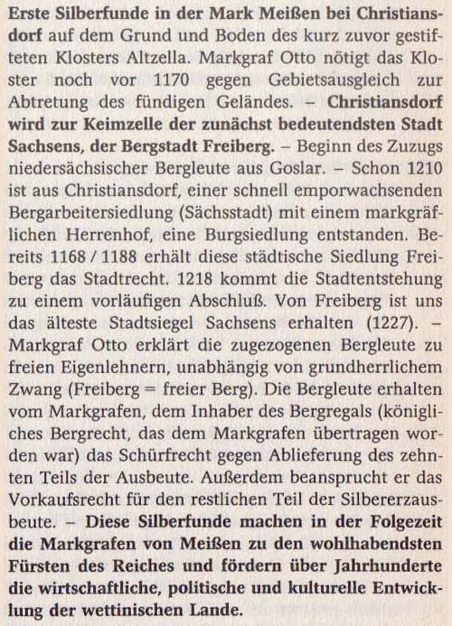 aus: ´Geschichte in Daten - Sachsen´ von Günter Neumann, Seite 29