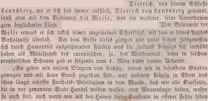 aus: ´Das goldne Buch vom Vaterlande´, Löbau: Walde, 1859, Seite 304