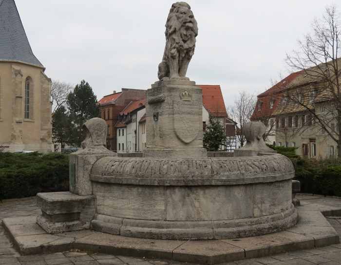 der Wettiner Brunnen in Lucka