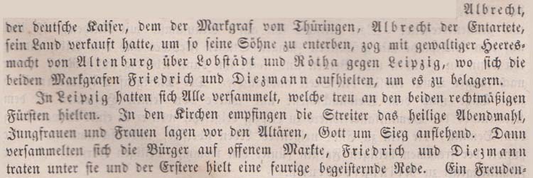 aus: ´Das goldne Buch vom Vaterlande´, Löbau: Walde, 1859, Seite 305