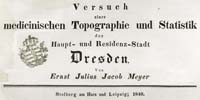 In Dresden wütet die Pest.