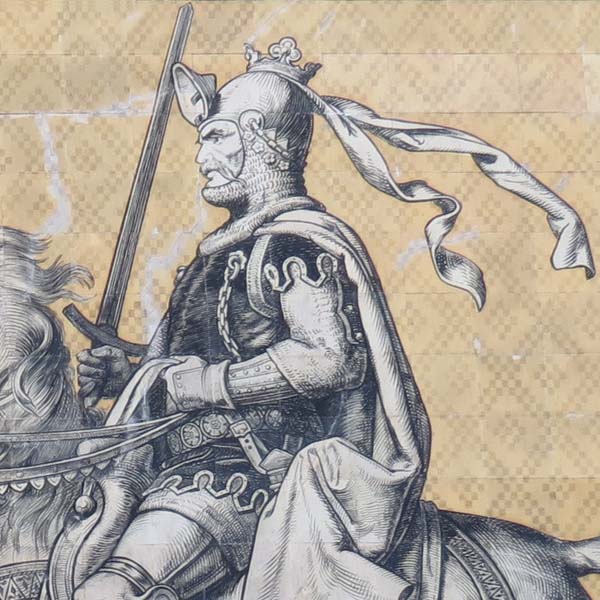 Fürstenzug: Friedrich III. der Strenge (klein)
