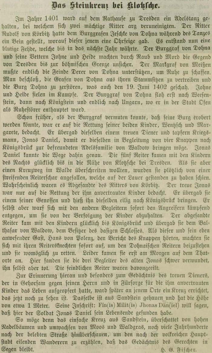 aus: Bilder aus dem Sachsenlande, Band 1, Seiten 93 und 94