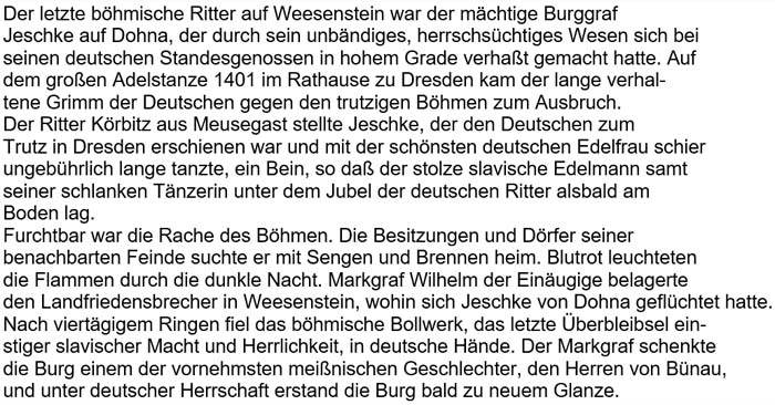 Text zur ´Bilder aus dem Sachsenlande´, Band 1, Seite 117