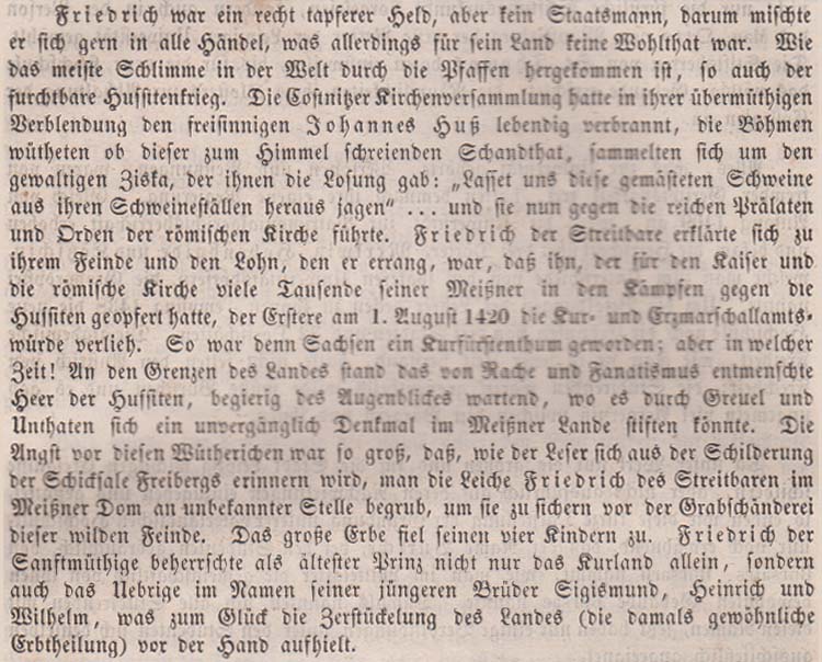 aus: ´Das goldne Buch vom Vaterlande´, Löbau: Walde, 1859, Seite 320