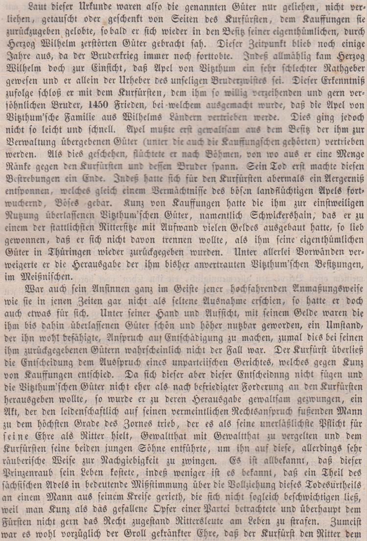 aus: ´Das goldne Buch vom Vaterlande´, Löbau: Walde, 1859, Seite 154