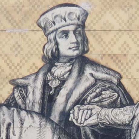 Fürstenzug: Kurfürst Ernst von Sachsen (klein)