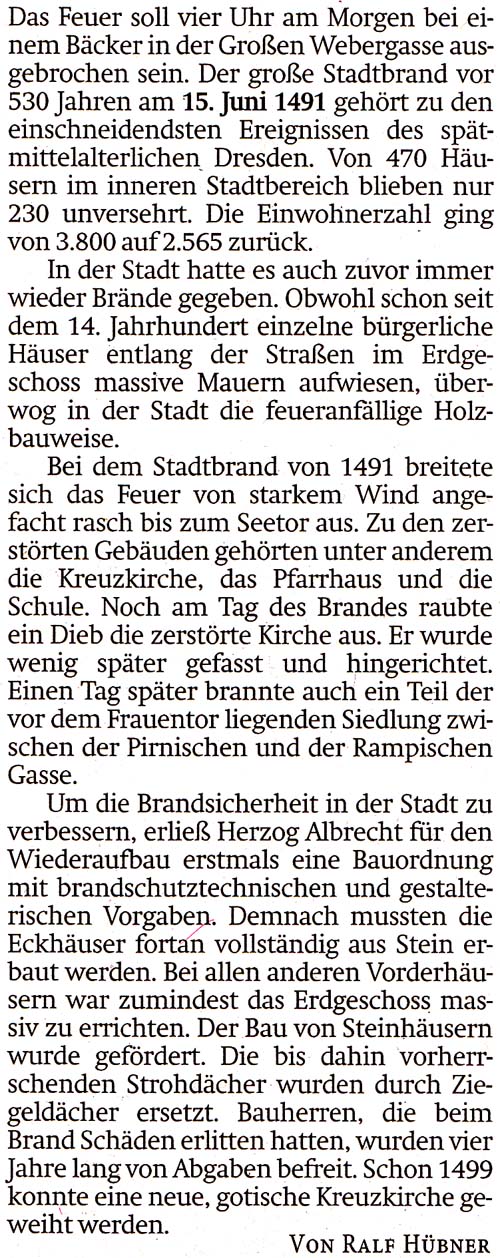 Artikel in der ´Sächsischen Zeitung´ vom 19.6.2021