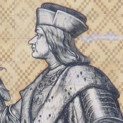Fürstenzug: Herzog Albrecht von Sachsen (klein)