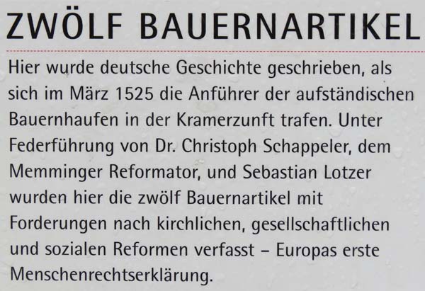 Zwölf Bauernartikel: Hier wurde deutsche Geschichte geschrieben ...