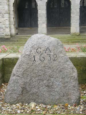 Gedenkstein für Gustav II. Adolf von Schweden