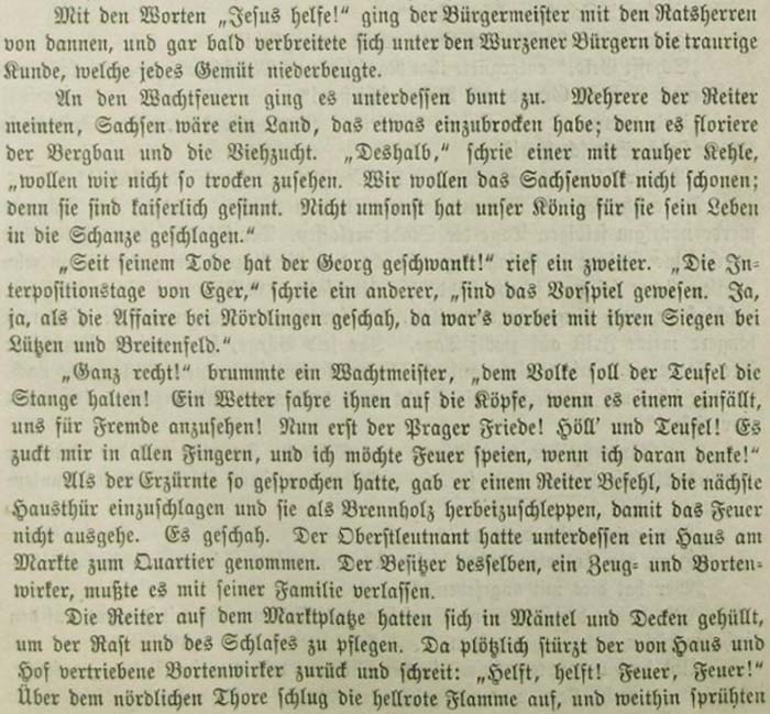 aus ´Bunte Bilder aus dem Sachsenlande´, Band 1, Seite 179 unten