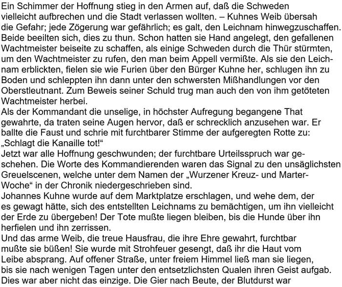 Text zu ´Bunte Bilder aus dem Sachsenlande´, Band 1, Seite 182 unten