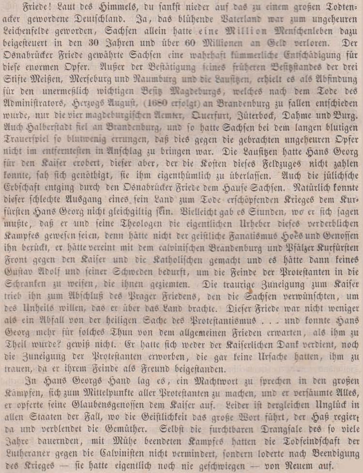 aus: ´Das goldne Buch vom Vaterlande´, Löbau: Walde, 1859, Seite 148