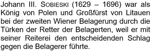 Johann III. Sobieski (1629 – 1696) war als König von Polen ...