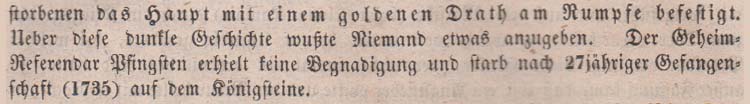 aus: ´Das goldne Buch vom Vaterlande´, Löbau: Walde, 1859, Seite 252