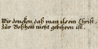 Der Räuber Tullian wird am 8. März 1715 hingerichtet.