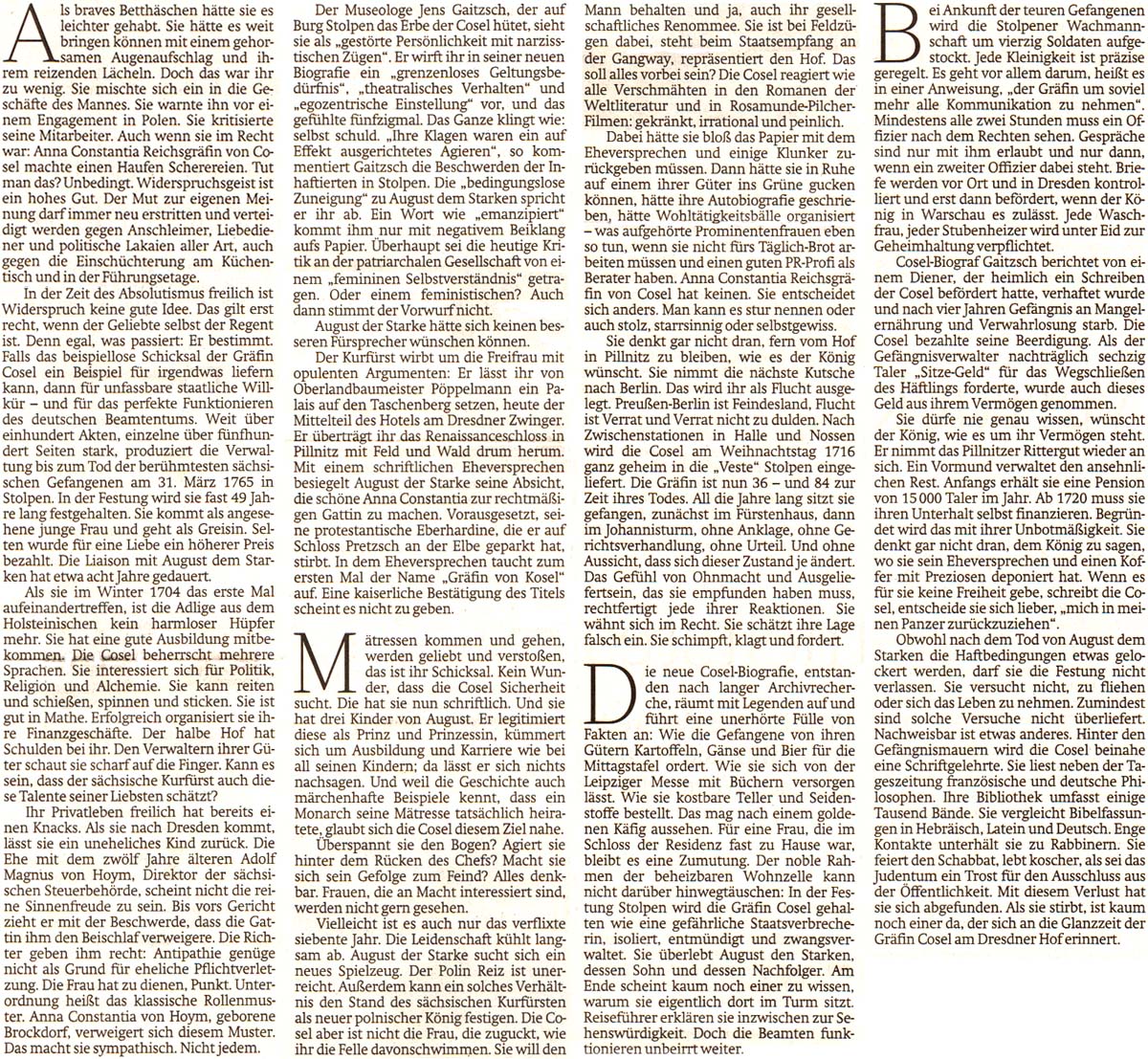 aus ´Sächsische Zeitung´ vom 28. März 2015, Seite M3