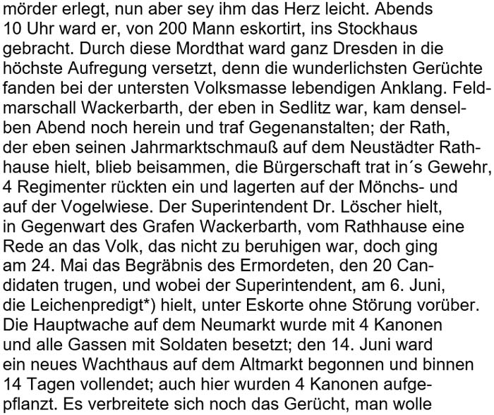 Text zu ´Chronik der königlich-sächsischen Residenzstadt Dresden´ von Gustav Klemm, Seite 343 oben