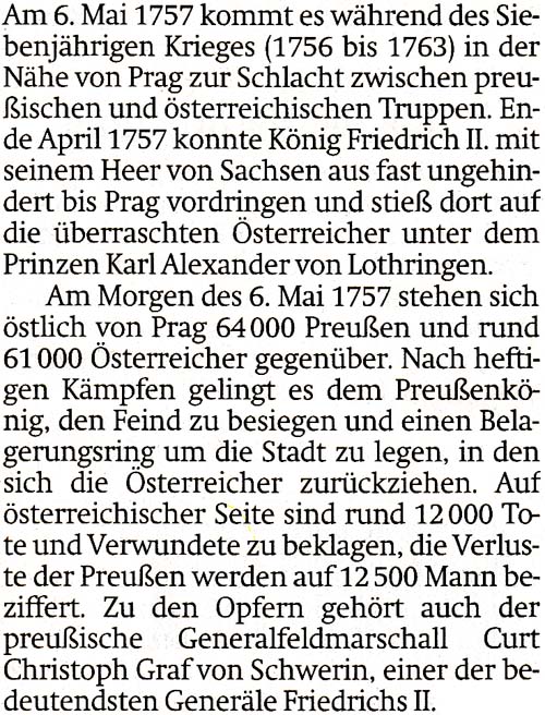 Artikel in der ´Sächsischen Zeitung´ vom 6.5.2017