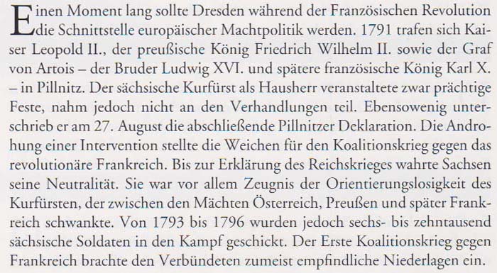 aus: ´Geschichte der Stadt Dresden´ von Uwe Schieferdecker, 2003, Seite 58