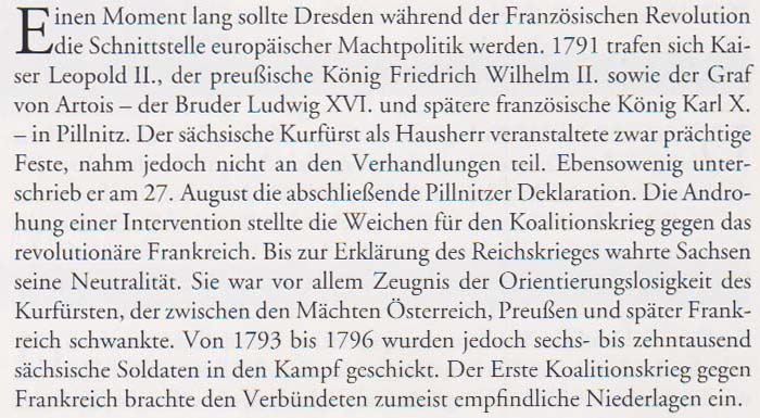 aus: ´Geschichte der Stadt Dresden´ von Uwe Schieferdecker, 2003, Seite 58